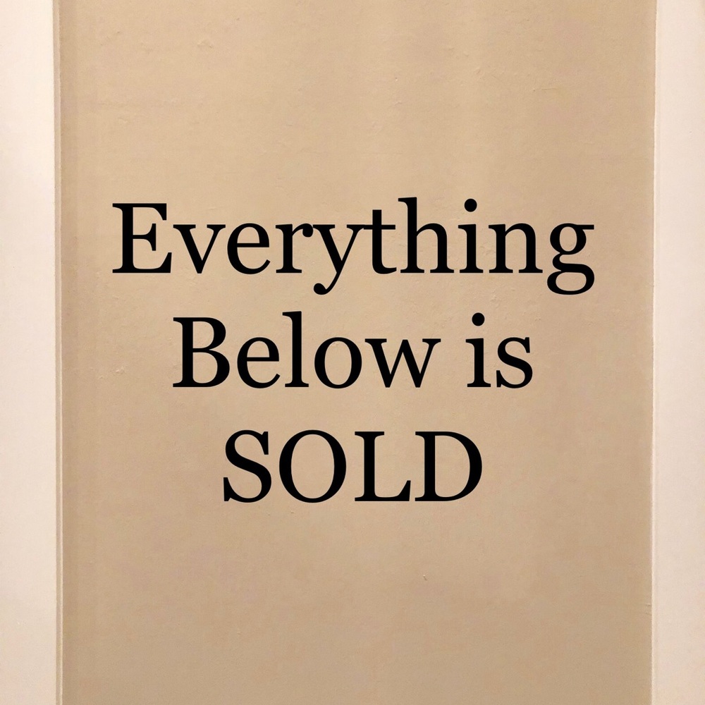 Everything below this point is sold.
